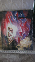Original Surrealist Oil Painting “Mental Chess” (1993) – Signed Lothar
